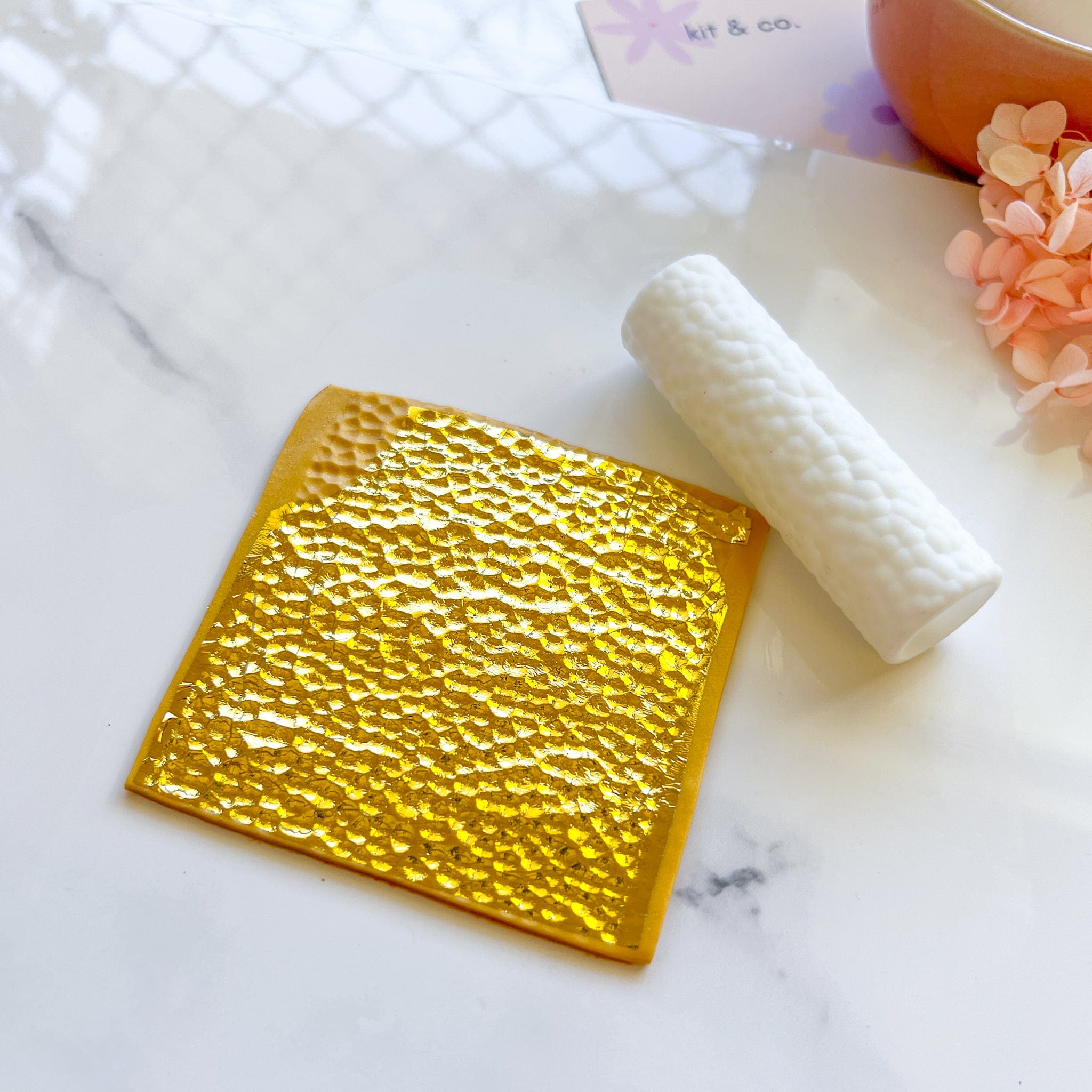 kitandco.com.au Texture Roller Resin "Hammered" Texture Roller