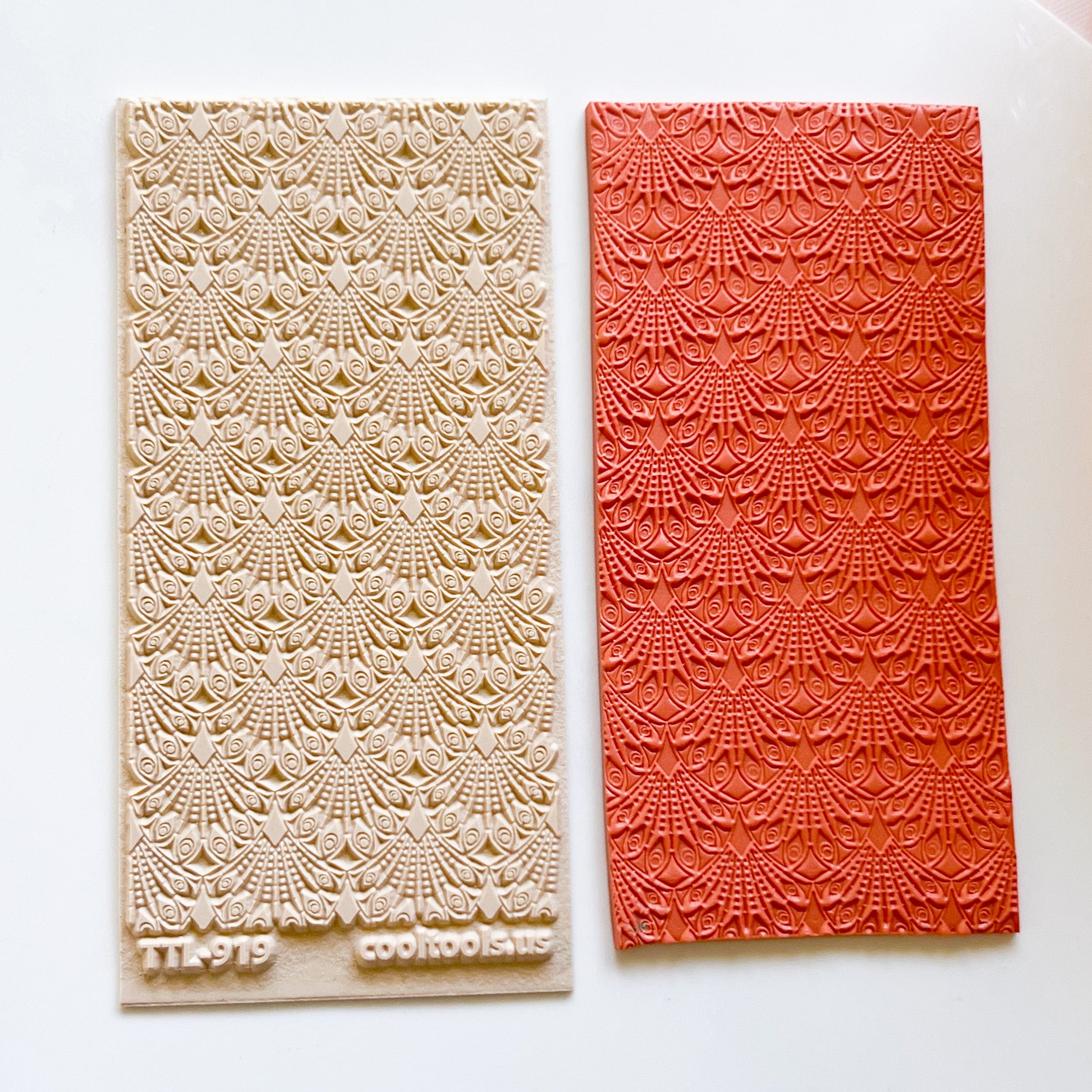 kitandco.com.au Texture Tile "Deco Drops Embossed" Texture Tile