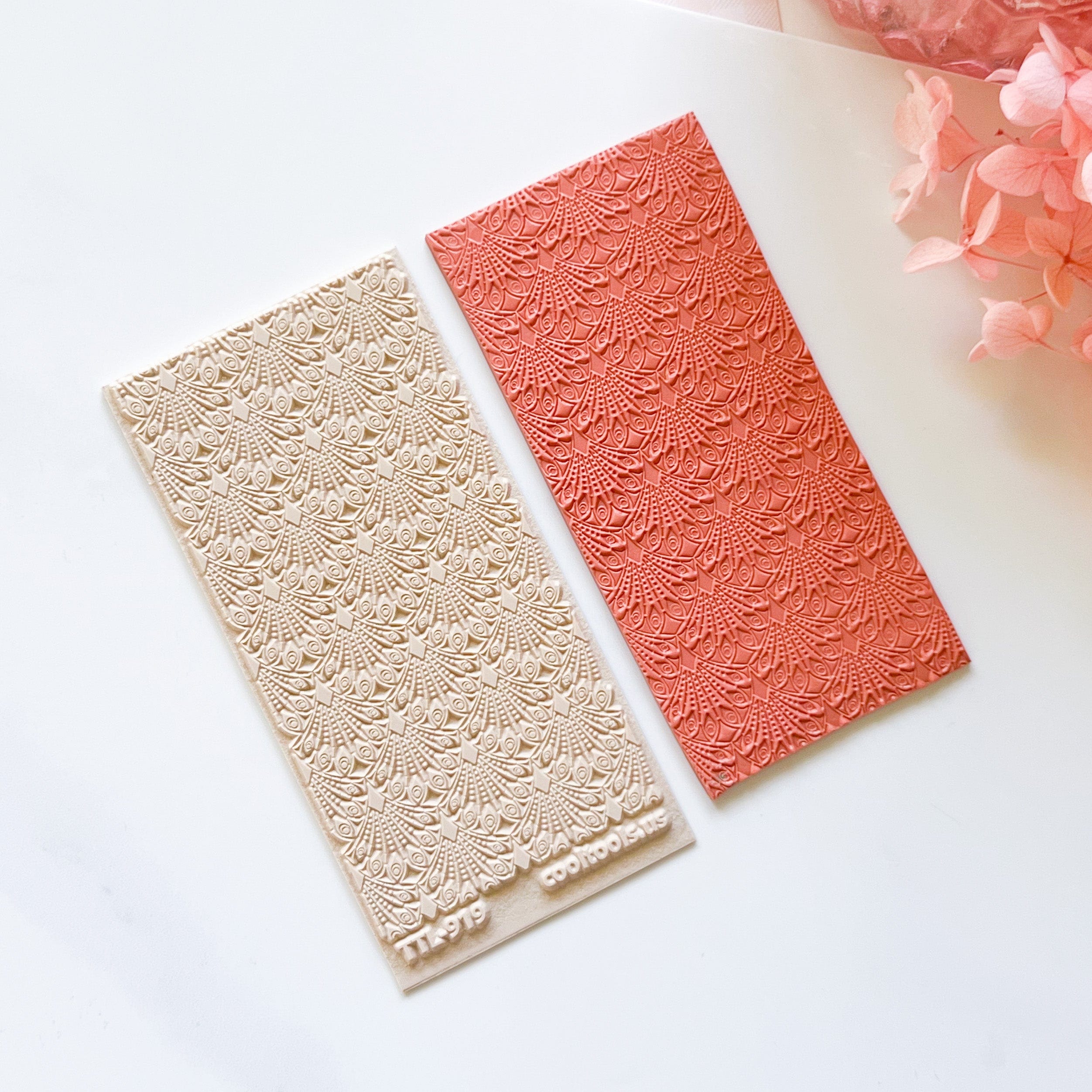 kitandco.com.au Texture Tile "Deco Drops Embossed" Texture Tile