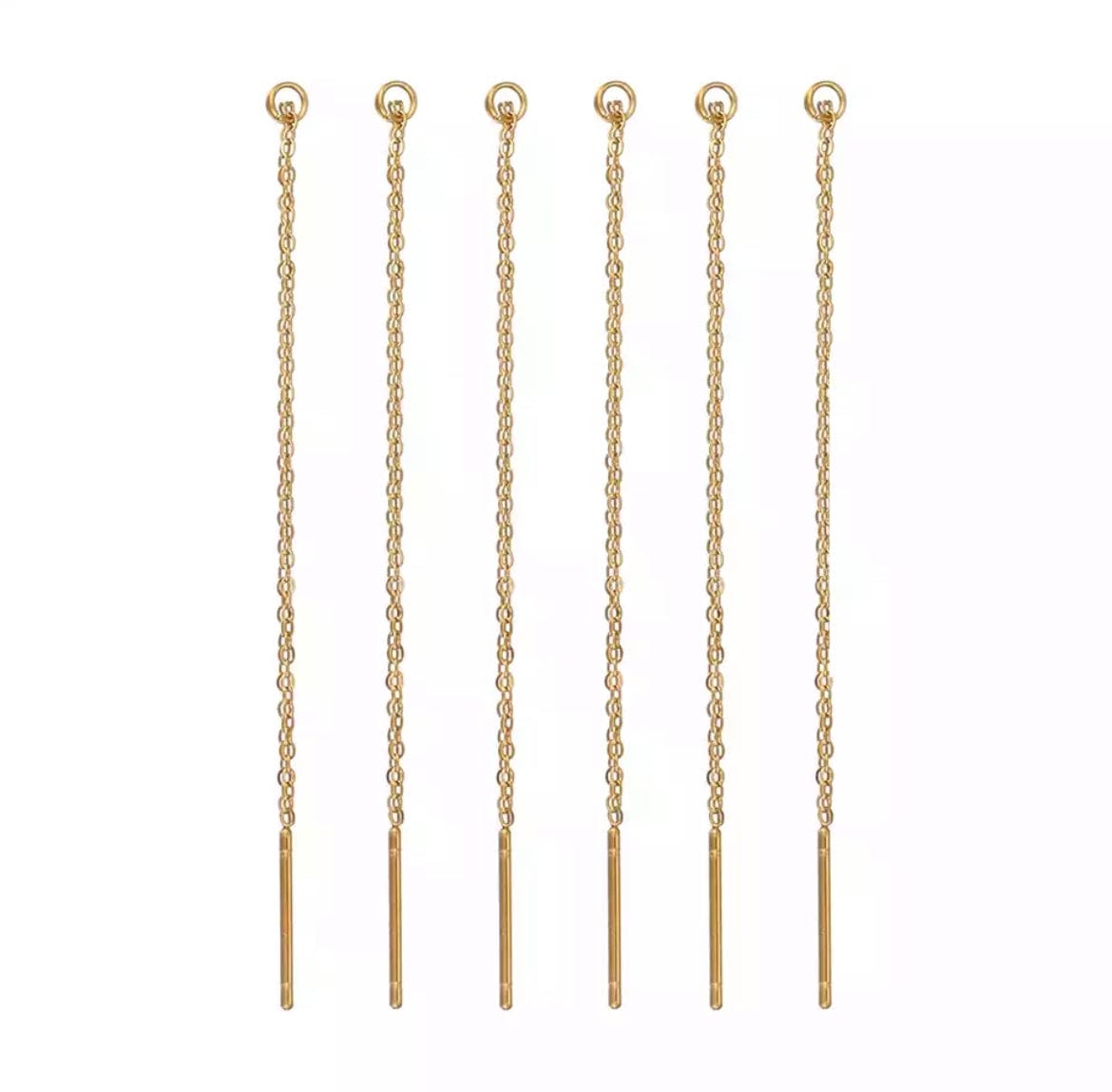 kitandco.com.au Gold Threader Chain - 10 pcs (Choose colour)