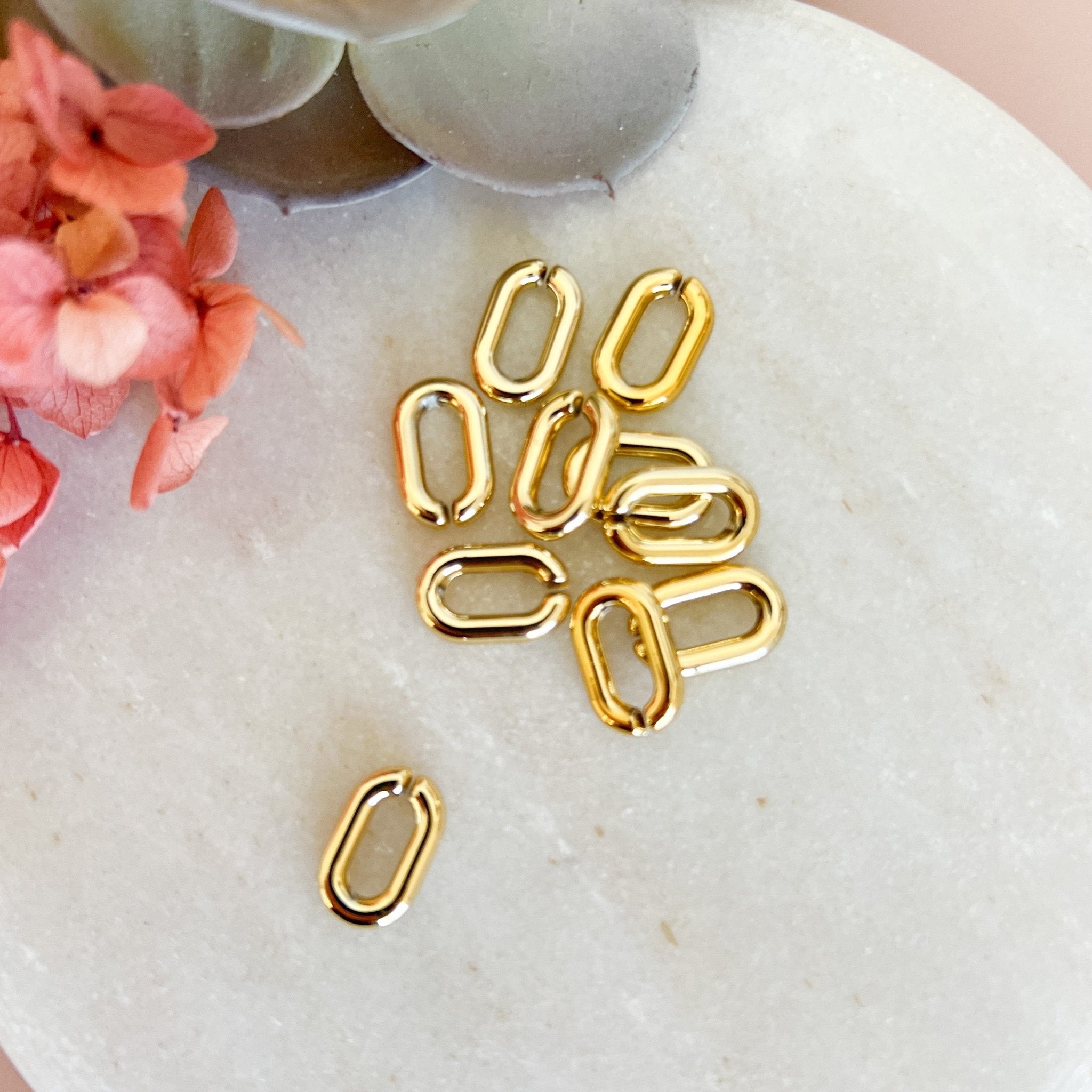 Acrylic Link Connectors (20pc) - Kit & Co.Jewelry Findings