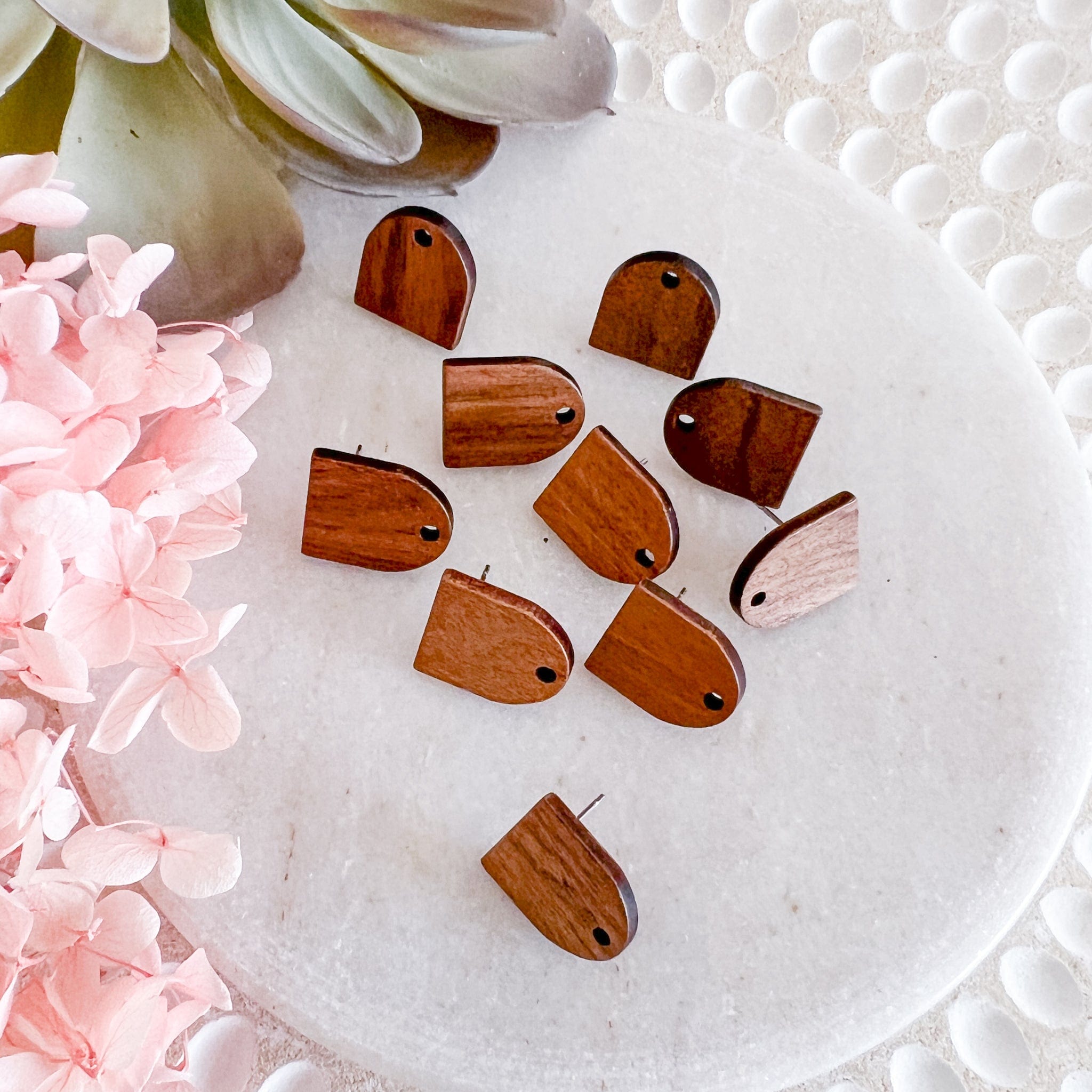 kitandco.com.au Tools "Arch" Wooden - Earring Post (10 pcs)