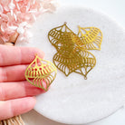 kitandco.com.au Tools "Bauble Filagree" Charm - 6 pcs (Choose Colour)