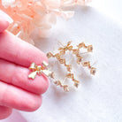 kitandco.com.au Tools “Bow #3” - Earring Posts (10 pcs) Gold