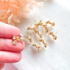 kitandco.com.au Tools “Bow #3” - Earring Posts (10 pcs) Gold