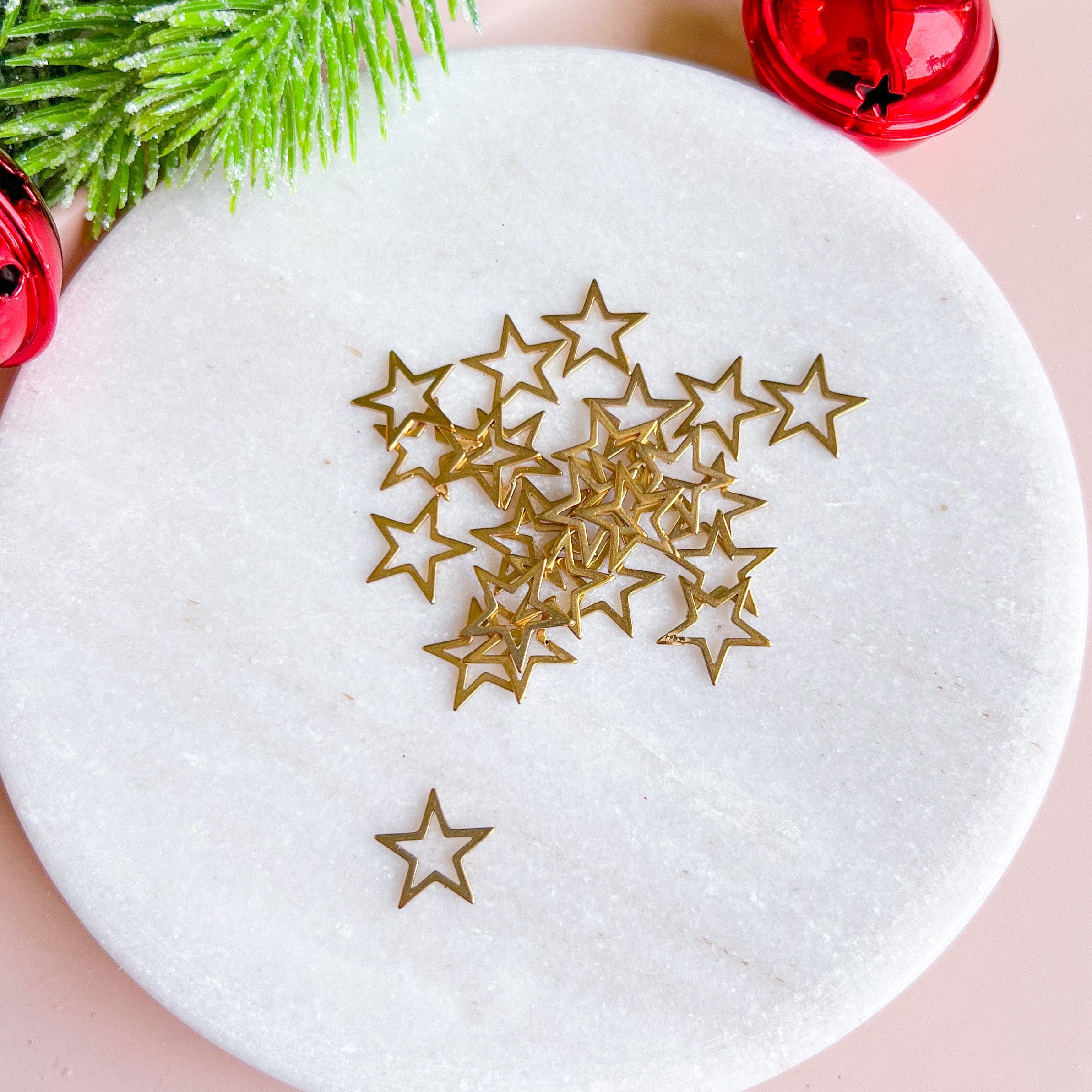 kitandco.com.au Tools Brass Star Charm (20 pcs)