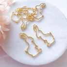 kitandco.com.au Tools Bunny Bezel Charm - 10 pcs