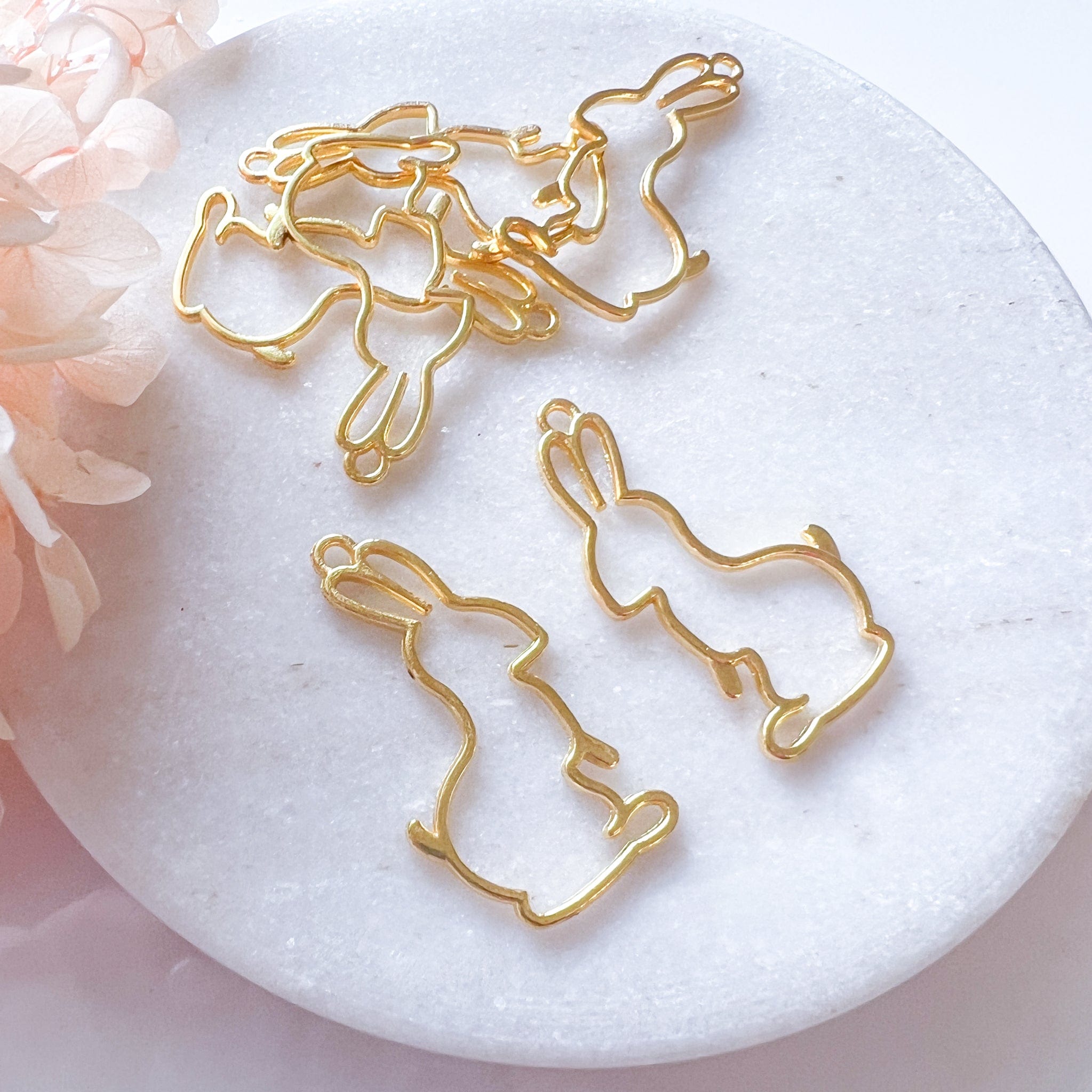 kitandco.com.au Tools Bunny Bezel Charm - 10 pcs