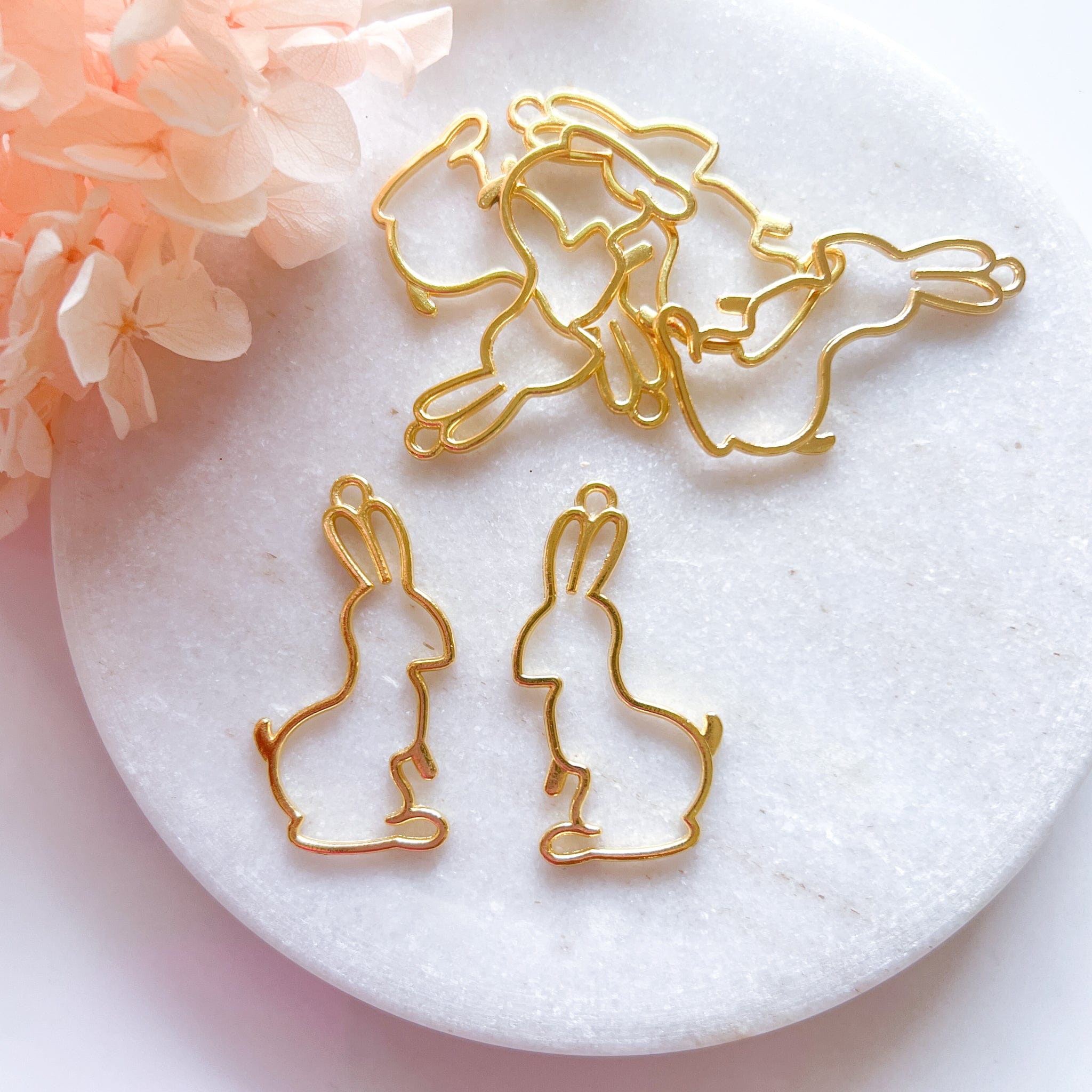 kitandco.com.au Tools Bunny Bezel Charm - 10 pcs