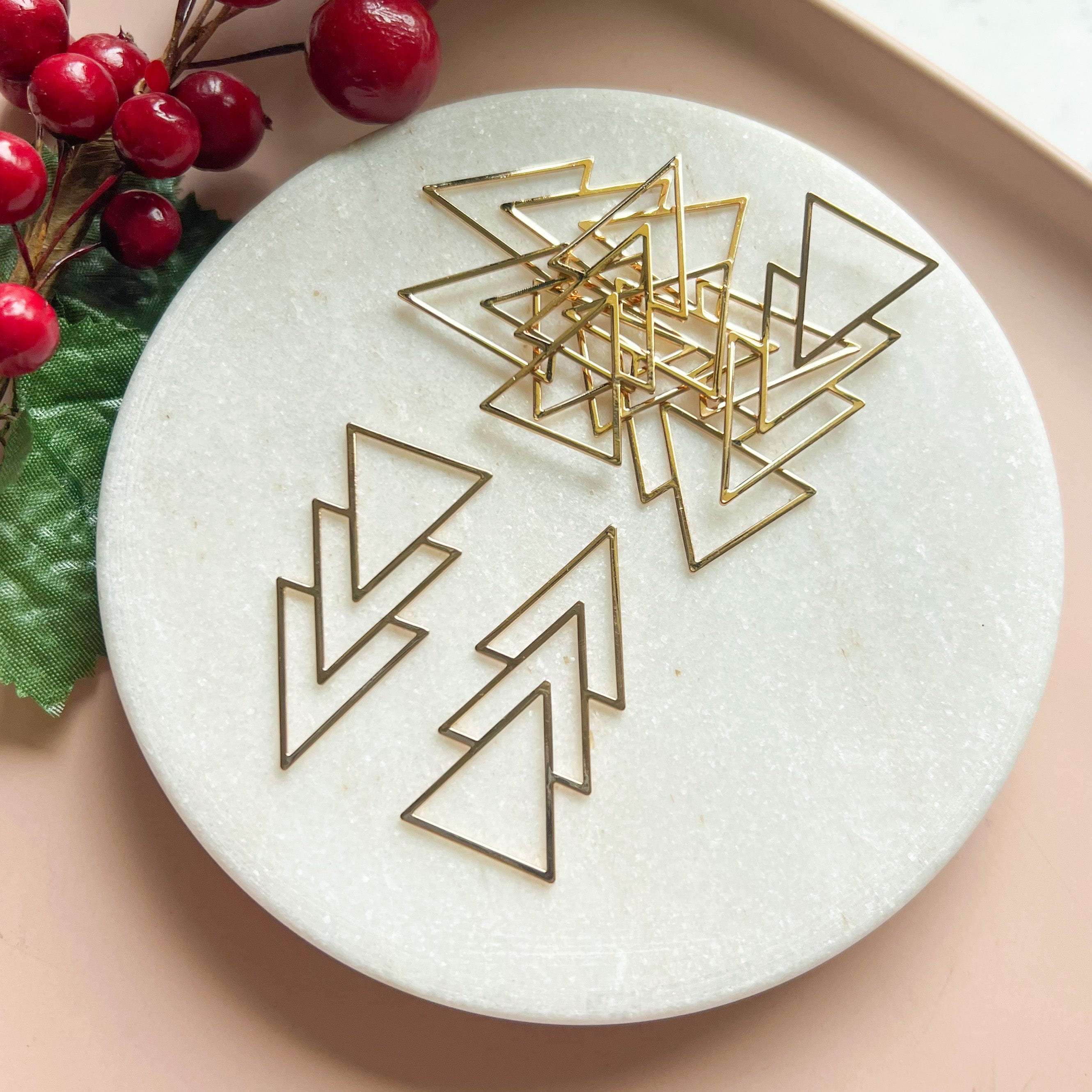 kitandco.com.au Tools Chevron Charms - 10 pcs