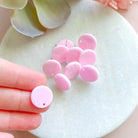 kitandco.com.au Tools Circle Acrylic Post - Pink (10 pcs)