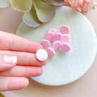 kitandco.com.au Tools Circle Acrylic Post - Pink (10 pcs)
