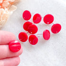 kitandco.com.au Tools Circle Acrylic Post - Red (10 pcs)