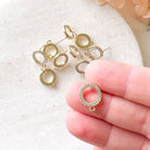 kitandco.com.au Tools CZ Circle Earring Post
