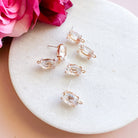 kitandco.com.au Tools Gold "CZ Oval" Posts (6 pcs)