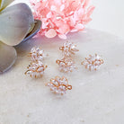 kitandco.com.au Tools CZ Vintage Earring Post - 4pcs