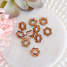 kitandco.com.au Tools "Flower" Wooden - Earring Post (10 pcs)