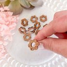 kitandco.com.au Tools "Flower" Wooden - Earring Post (10 pcs)