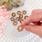 kitandco.com.au Tools "Flower" Wooden - Earring Post (10 pcs)