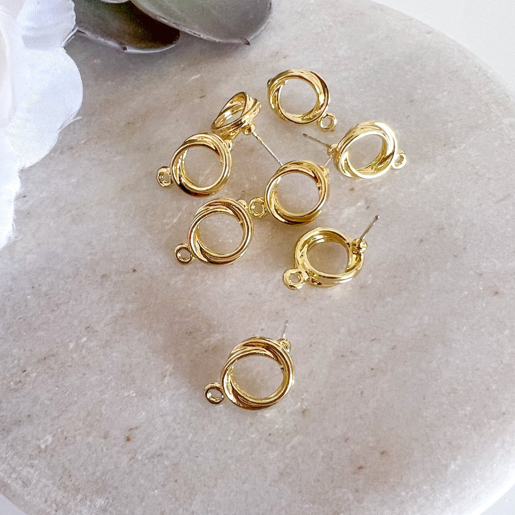 kitandco.com.au Tools "Looped" Earring Post (10 pcs)