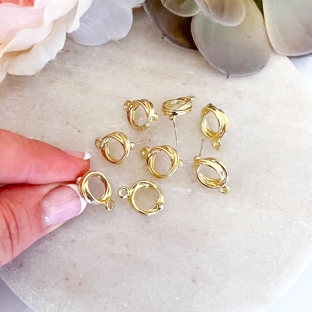 kitandco.com.au Tools "Looped" Earring Post (10 pcs)