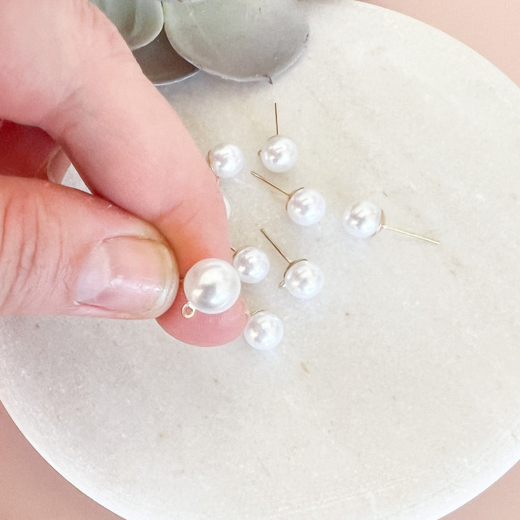 kitandco.com.au Tools "Pearl" - Earring Posts (20 pcs)