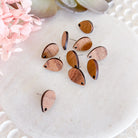 kitandco.com.au Tools "Pointed Teardrop" Wooden - Earring Post (10 pcs)