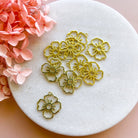 kitandco.com.au Tools "Poppy" Filagree Charm (10 pcs)