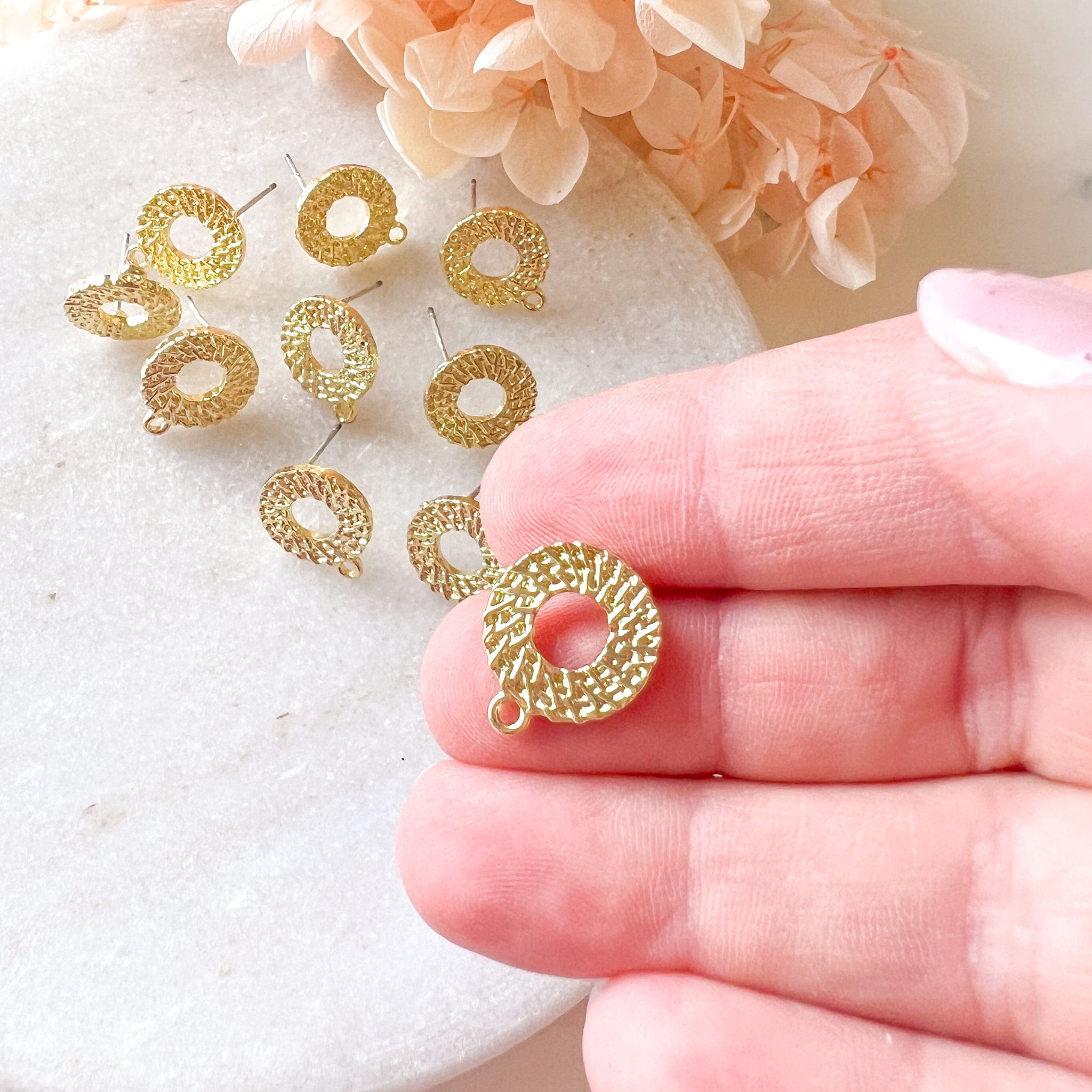 kitandco.com.au Tools "Rattan" - Earring Posts (10 pcs)