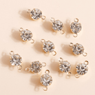 kitandco.com.au Tools "Rhinestone" Connector - 20 pcs Gold