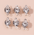 kitandco.com.au Tools "Rhinestone" Connector - 20 pcs Silver