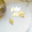 kitandco.com.au Tools Gold Rhombus Brushed Charm (10pcs) Choose Colour
