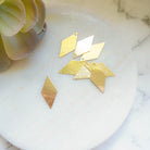 kitandco.com.au Tools Rhombus Brushed Charm (10pcs) Choose Colour