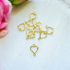 kitandco.com.au Tools Small Heart Connector (10pcs)