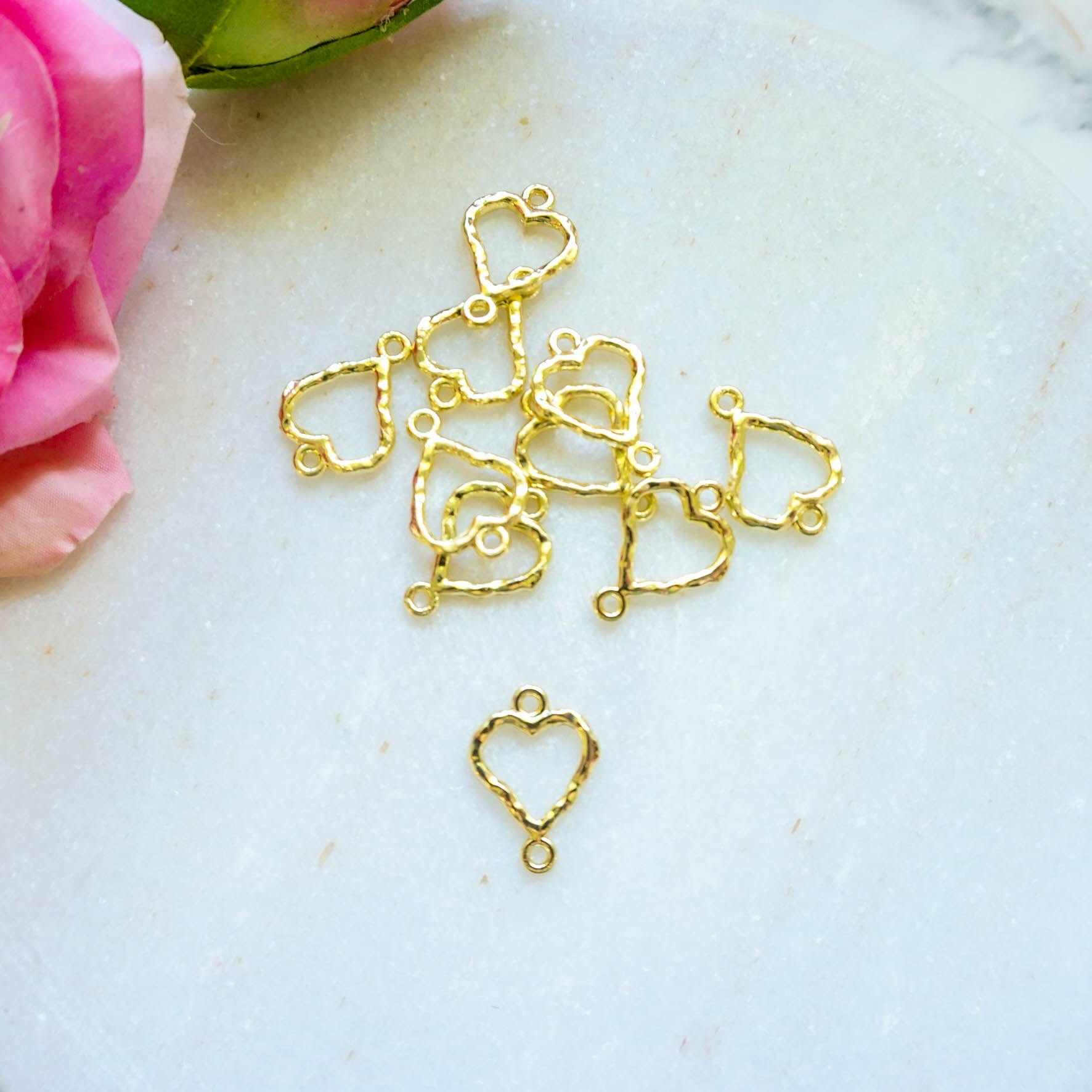 kitandco.com.au Tools Small Heart Connector (10pcs)