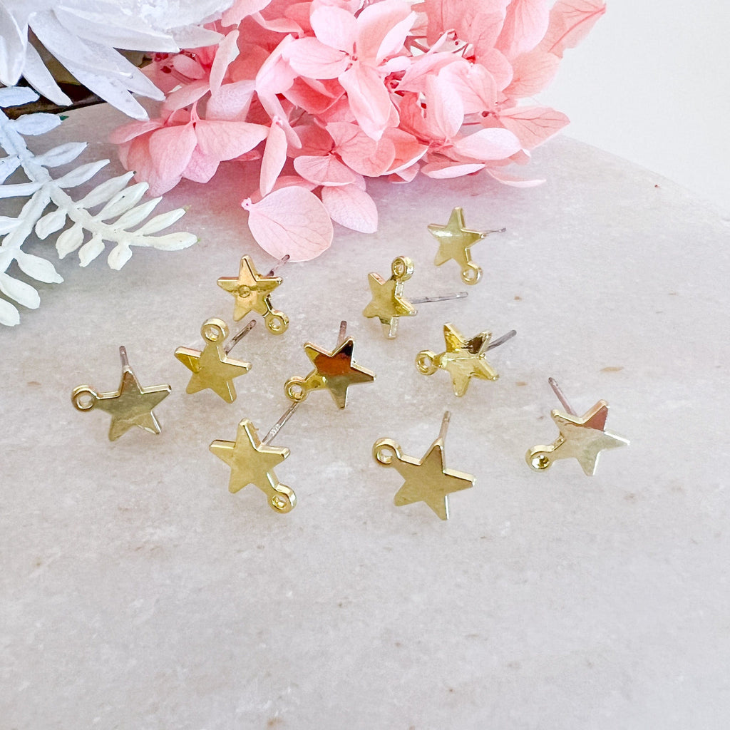 kitandco.com.au Tools Small Star Earring Post (10pcs)