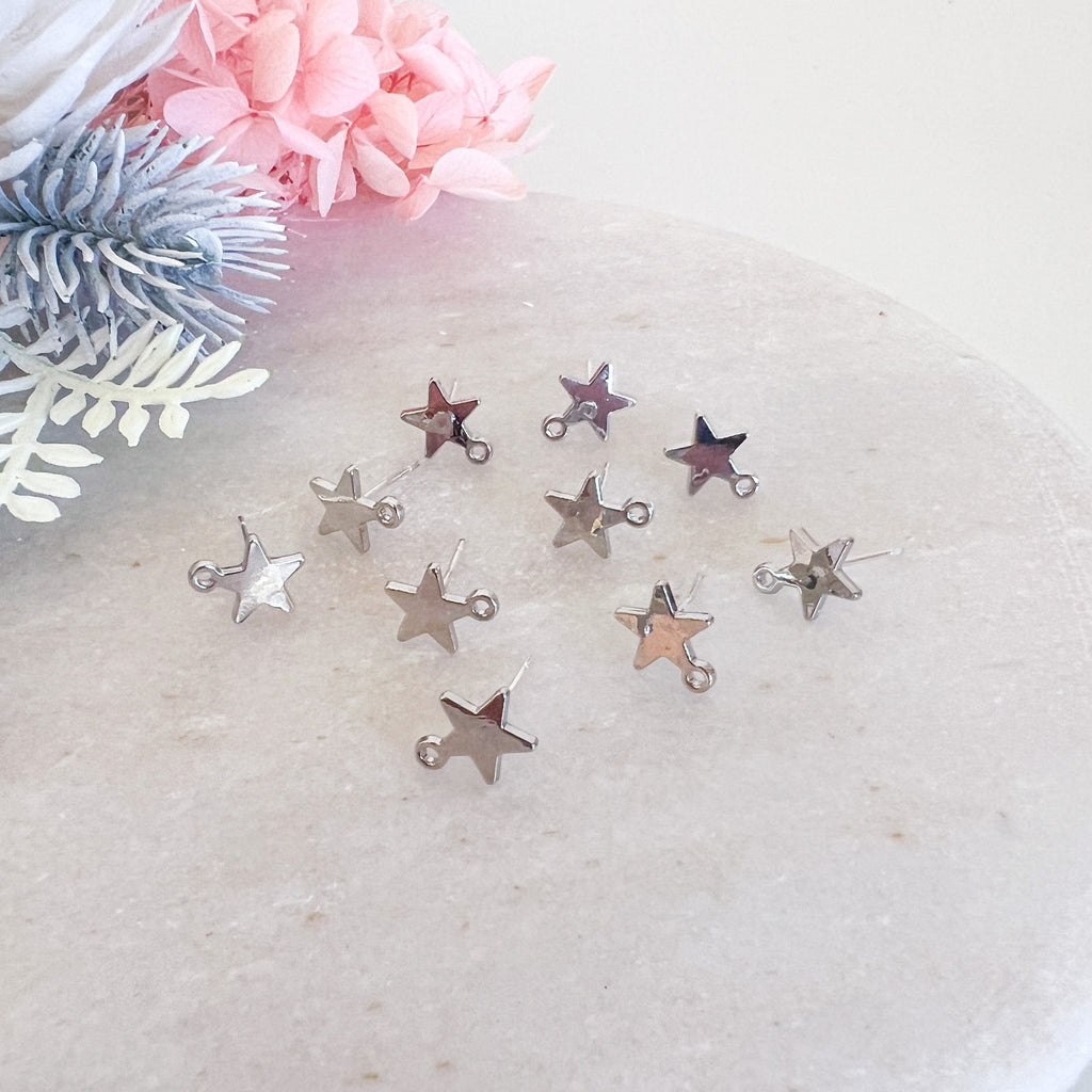 kitandco.com.au Tools Small Star Earring Post (10pcs)