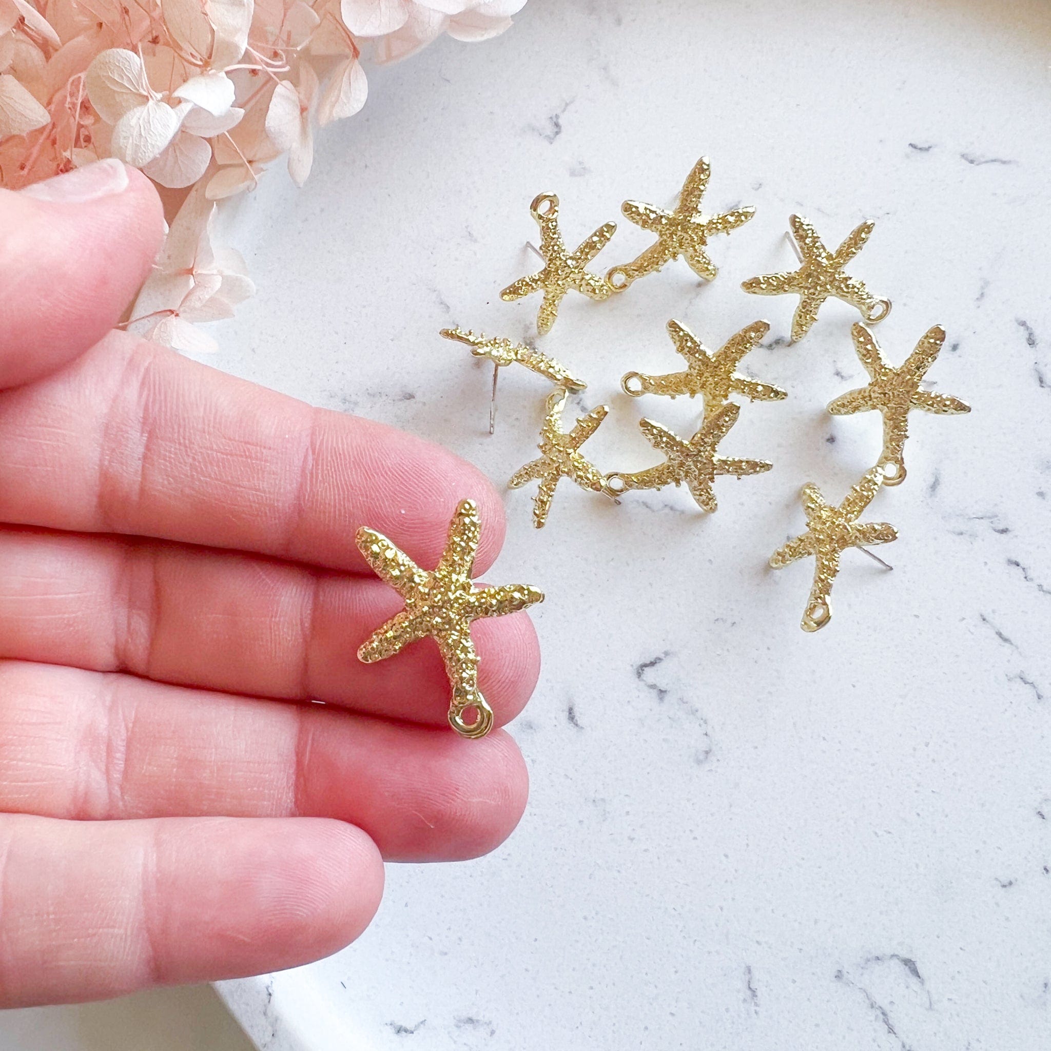 kitandco.com.au Tools "Starfish" - Earring Posts (10 pcs)