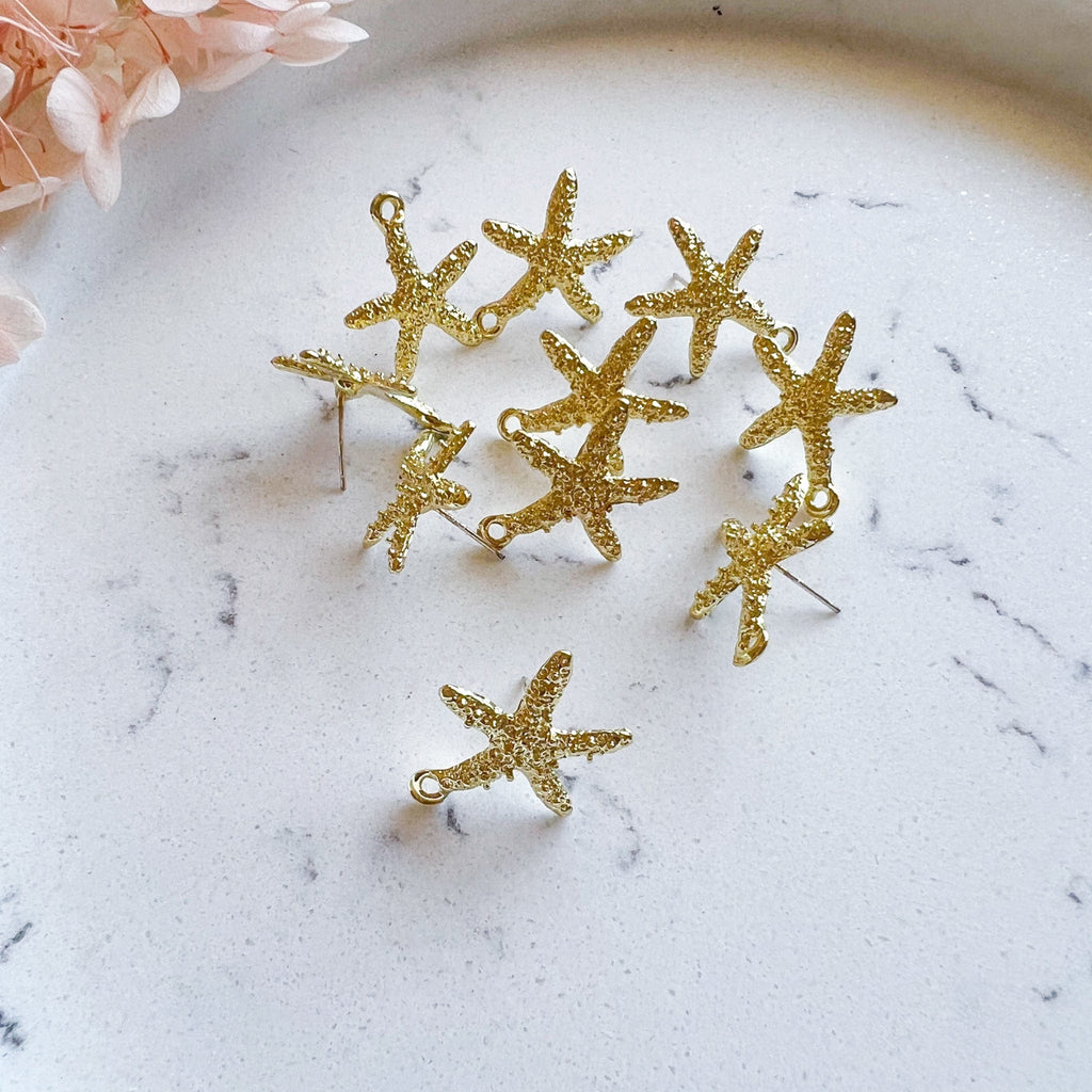 kitandco.com.au Tools "Starfish" - Earring Posts (10 pcs)