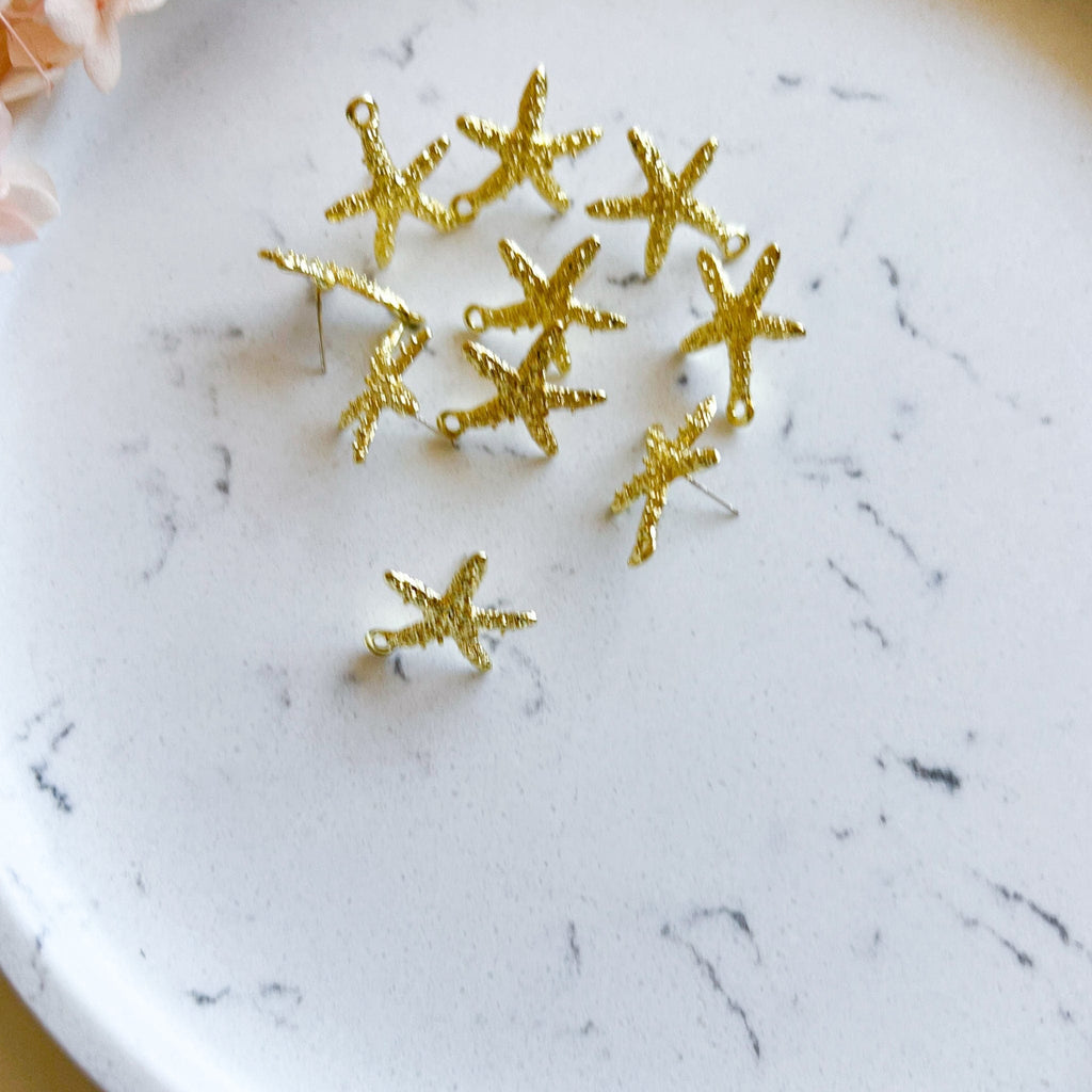 kitandco.com.au Tools "Starfish" - Earring Posts (10 pcs)