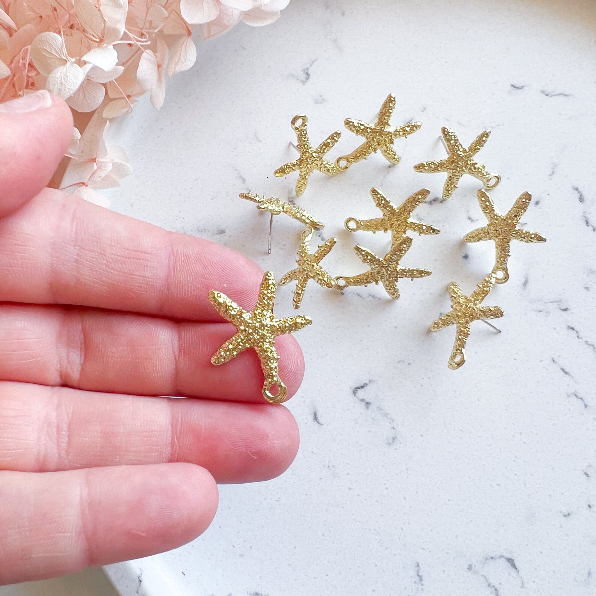 kitandco.com.au Tools "Starfish" - Earring Posts (10 pcs)