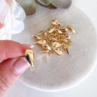 kitandco.com.au Tools Teardrop Gold Earring Post (20 pcs)
