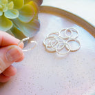 kitandco.com.au Tools Textured Circle Connector (10pcs) Choose Colour