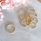 kitandco.com.au Tools Textured Circle Connector (10pcs) Choose Colour