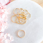 kitandco.com.au Tools Textured Circle Connector (10pcs) Choose Colour