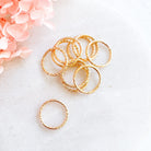 kitandco.com.au Tools Textured Circle Connector (10pcs) Choose Colour