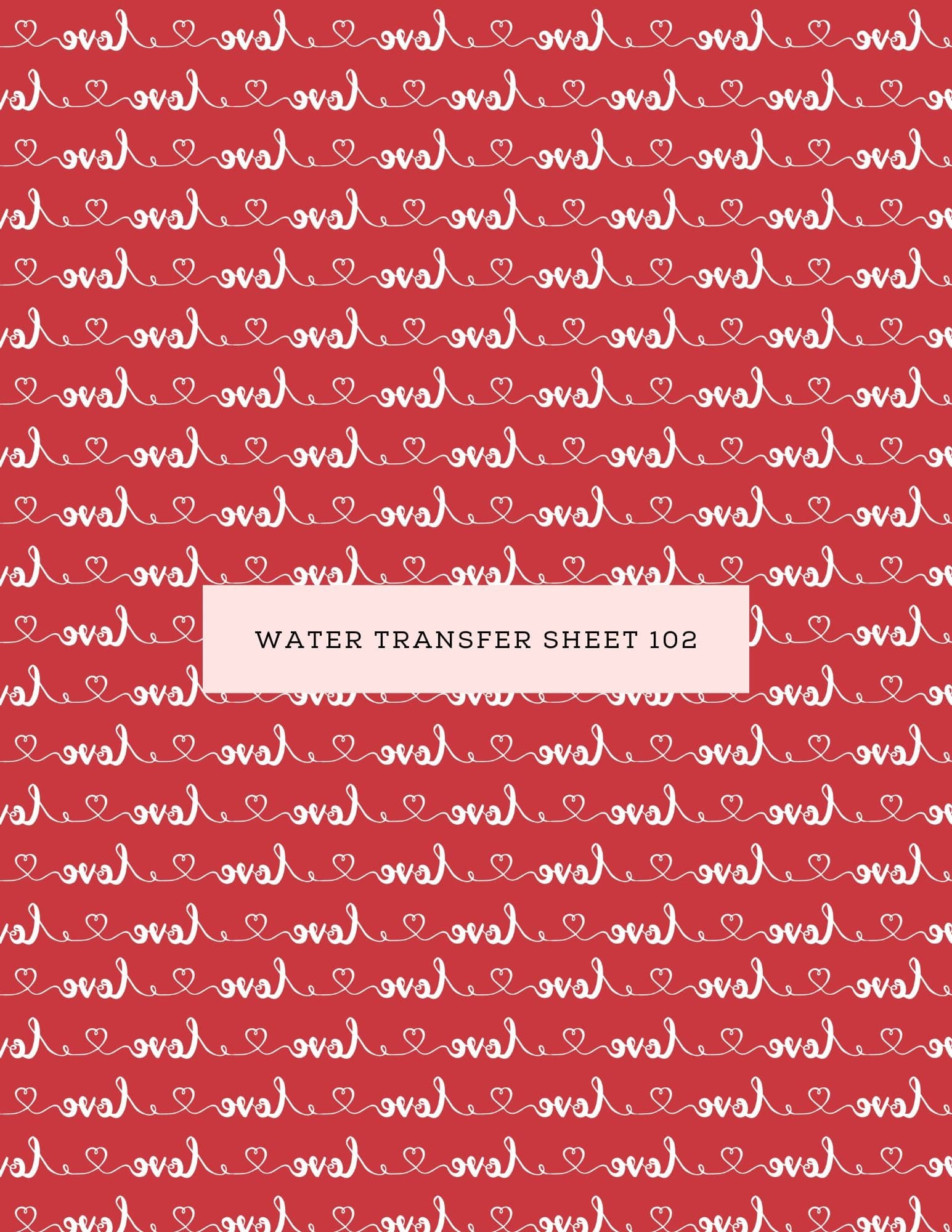 kitandco.com.au Water Transfer Water Transfer Sheet 102