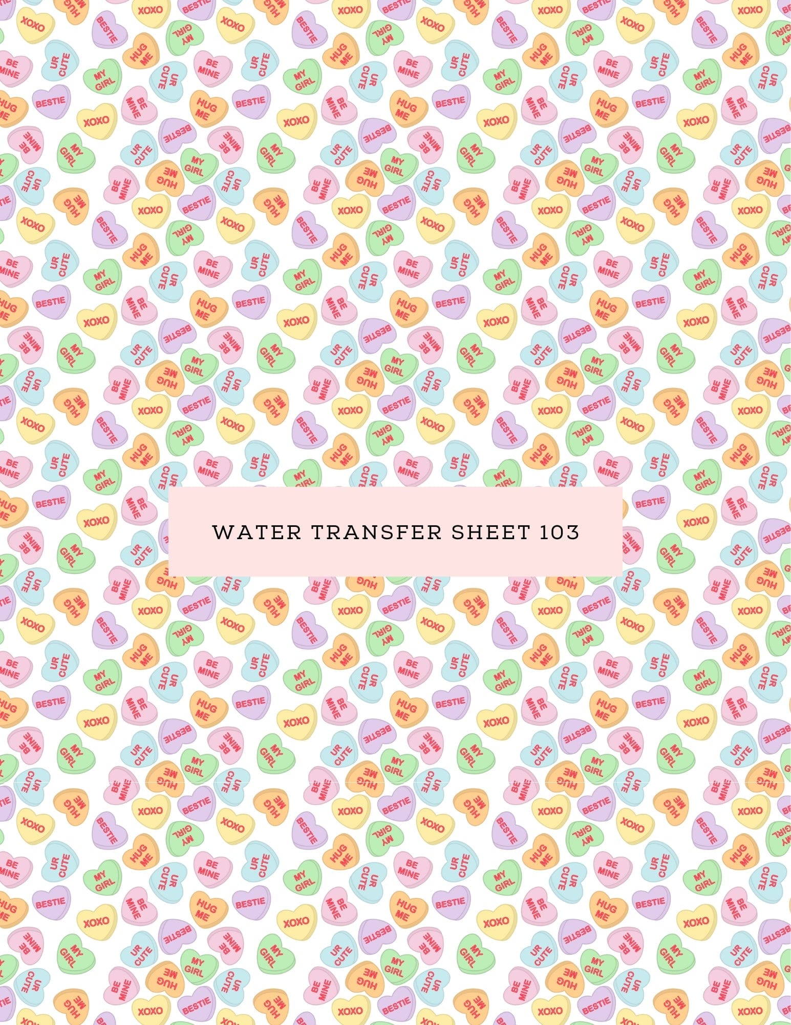 kitandco.com.au Water Transfer Water Transfer Sheet 103