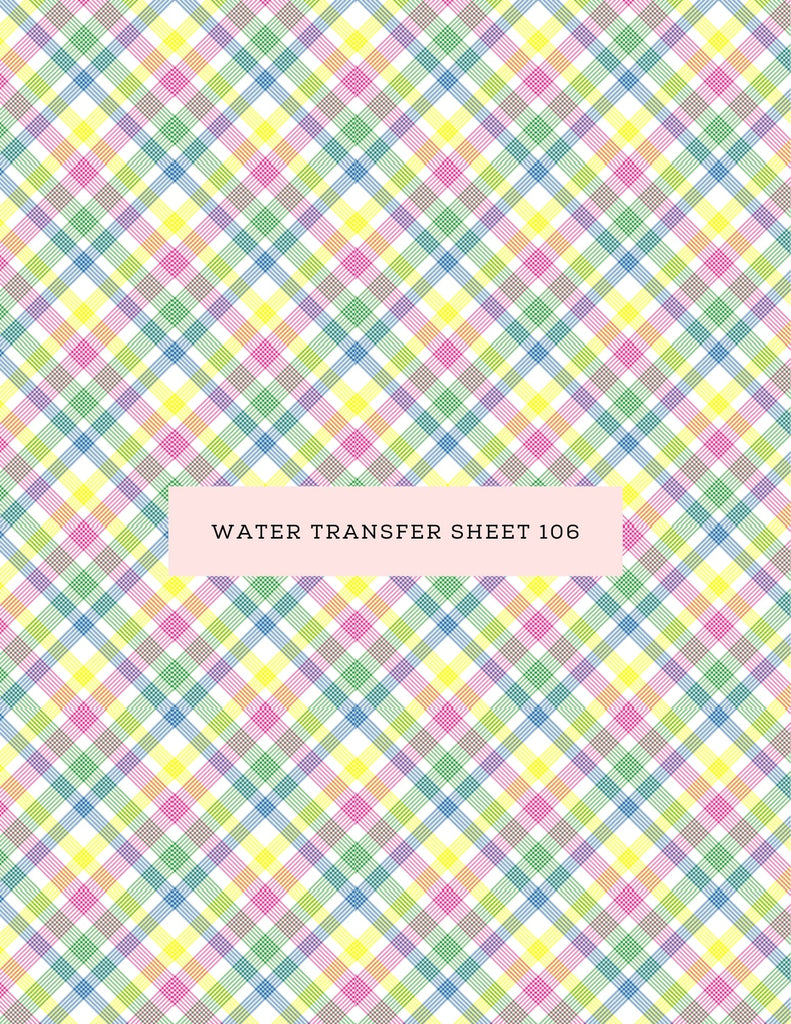 kitandco.com.au Water Transfer Water Transfer Sheet 106