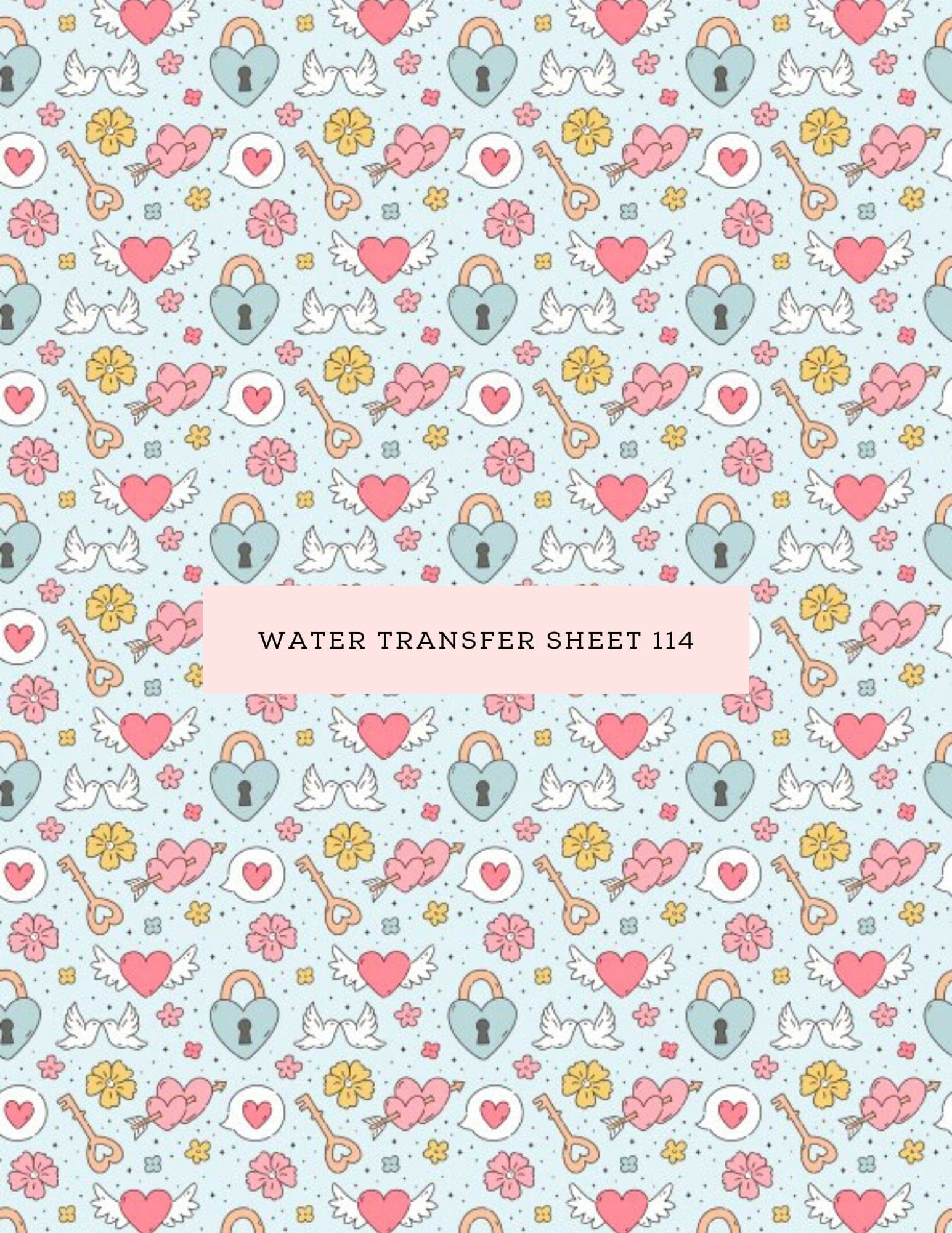 kitandco.com.au Water Transfer Water Transfer Sheet 114